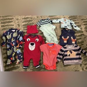Newborn bundle - includes Tiny Tribe, Carters, and Nordstrom brands.